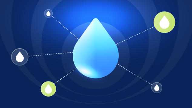 Illustration representing BOGWT's mission to connect water utilities globally through knowledge sharing and collaboration